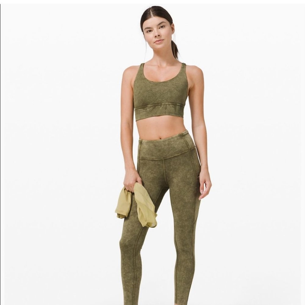 NWT Lululemon Fast and Free High Rise Tight Ice Dye
